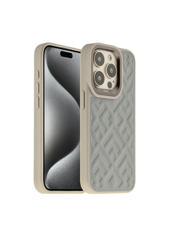 Чехол Briquette Collection Rhombus для iPhone 15 Pro Цвет Light Grey Kajsa Apple iPhone 15 Pro 2023 (335874633)