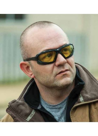 Окуляри захисні з ущільнювачем Highlander-PLUS (sky red mirror) Anti-Fog, дзеркальні червоні Pyramex (362356092)