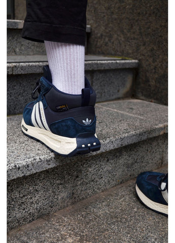 Комбіновані Осінні кросівки чоловічі adidas retropy e5 blue адідас ретропи е5 No Brand