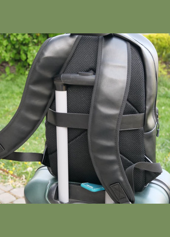 Чорний чоловічий рюкзак портфель з гладкої екошкіри ToBeYou (346390487)