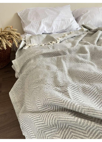 Покривало Danmark бавовняне 200х230 см світлосірий колір ZEINTEX (315347214)