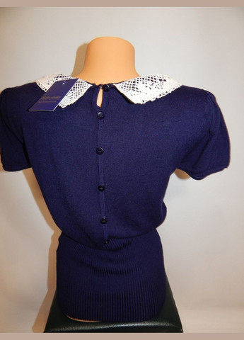 Кофта жіноча трикотажна з ажурним коміром С. М. Р. 40-42 р. 025кл No Brand (340476839)