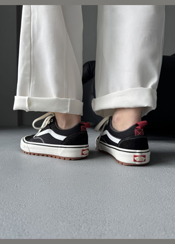Кроссовки женские и мужские Vans Old Skool MTE-1 Black White | Ванс Олд Скул черные No Brand чёрные демисезоны (342717933)