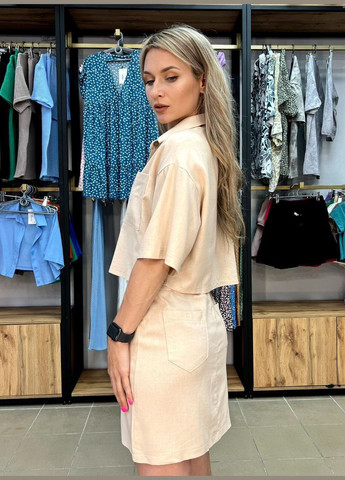 Льняный костюм No Brand (322455991)