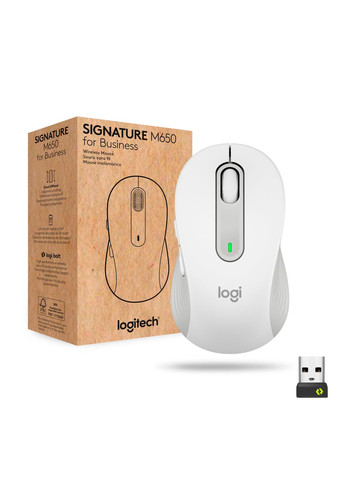 Миша Logitech signature m650 l wireless mouse for business off-w (268140185)