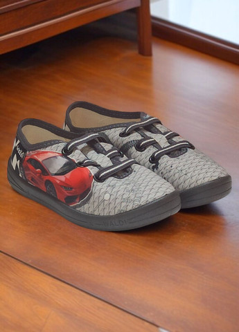 Серые ортопедические кеды для мальчика Waldi