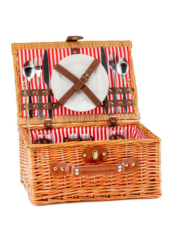 Кошик для пікніка На пляжі на 2 особи коричневий 0503-025 ELISEY (333986414)