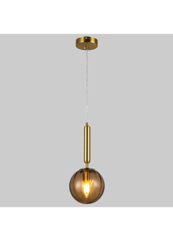 Скляний підвіс 15см з кавовим плафоном (800-P3003-1) No Brand (370072153)