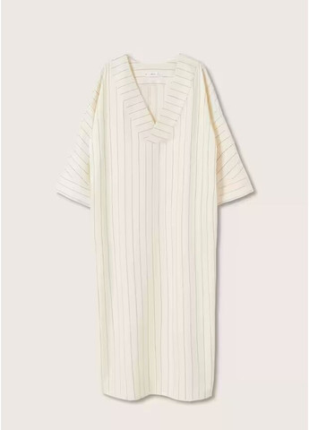 Светло-бежевое платье 27042877 Mango