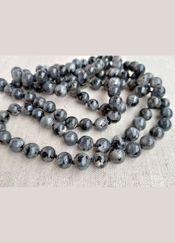 Чоткиз Лабрадориту (Ларвікіт) 108 намистин d 8мм з вузлами No Brand (331293552)