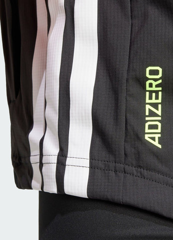 Чорна демісезонна жилет adizero running adidas