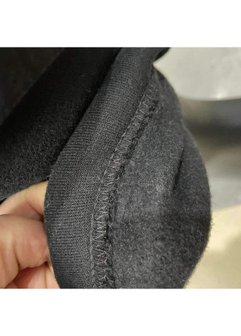 Брюки мужские спортивные прямые карманы флис 3XL черные Dias (369012346)