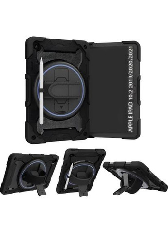 Броньований протиударний чохол (Horizontal handle) для Apple iPad 10.2 2019/2020/2021 Black BeCover (360423217)