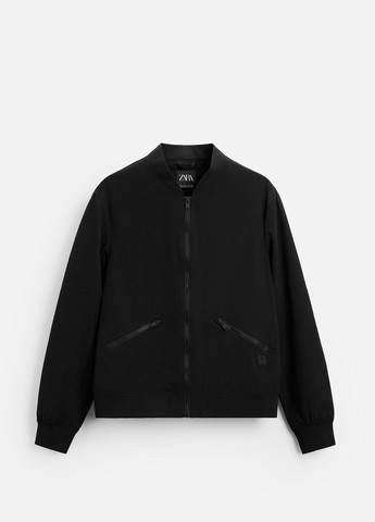 Чорна демісезонна куртка Zara