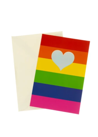 Серія листівок Rainbow картонні вітальні листівки для подарунків і привітань набір 8шт ProDobro (363844389)
