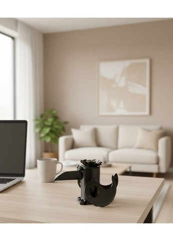 Чорний металевий тукан, мініатюрна сталева скульптура, птах для декору Komfolino (369619947)