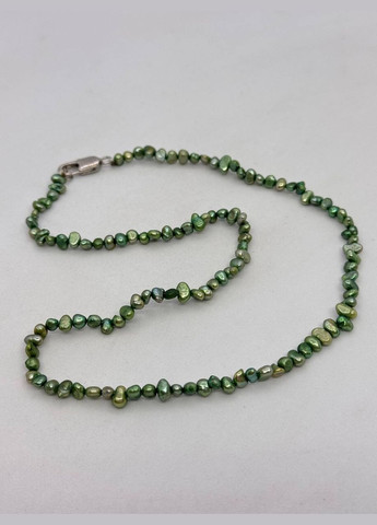 Намисто перли 42 см Зелений No Brand (335249185)