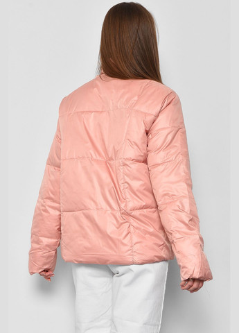 Персикова демісезонна куртка жіноча демісезонна персикового кольору Let's Shop
