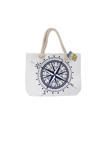 Тканевая пляжная сумка в морском стиле Компас комбинированный Lidl (290706297)