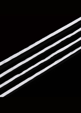 Резинка для плетения браслетов Многослойная плоская эластичная спандексная нить Белая 1мм Катушка 60м Finding (330777285)