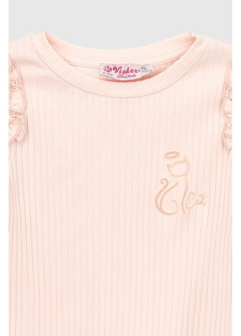 Розовая демисезонная футболка Viollen
