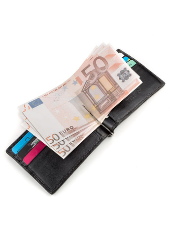 Затискачач 18169 з натуральної шкіри крокодила Чорний Crocodile leather (317276265)