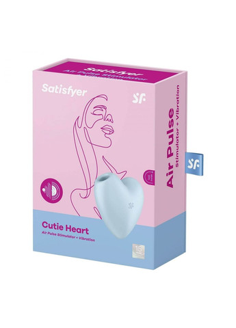 Клиторальный вакуумный вибратор в виде СЕРДЦА Cutie Heart Satisfyer (297130801)