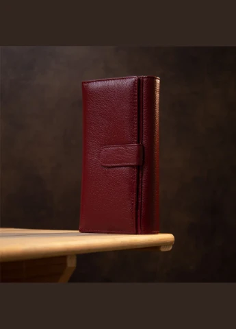 Современный кошелек для женщин 19392 Темно-красный st leather (388175633)