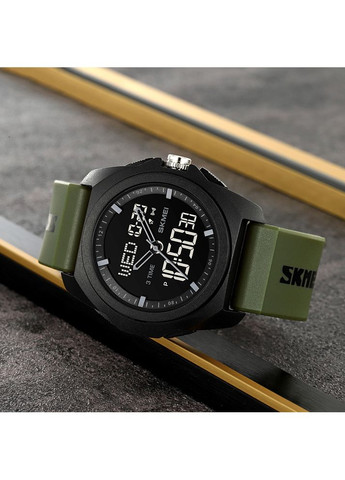 Годинник армійський зелений водонепроникний кварцовий для чоловіків з будильником і секундоміром ProDobro (367265764)