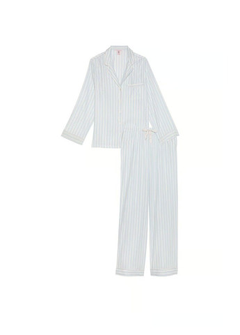 Комбінована всесезон фланелева піжама flannel long pajama set Victoria's Secret