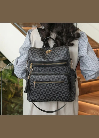 Рюкзак сумка женский городской, кожаный. Бежевый No Brand (325696317)