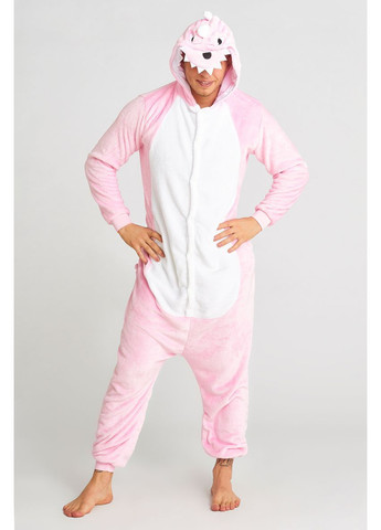 Піжама кігурумі чоловіча Рожевий дракон L (165-175 см) Jamboo (369669347)