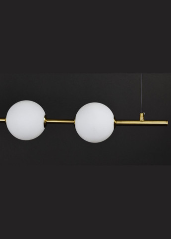 Люстра світлодіодна підвісна LED світильник для квартири на стелю лед 27863 Латунь 25-120х12х84 см. Sunnysky (364758407)