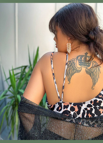 Чорний літній купальник роздільний Liton