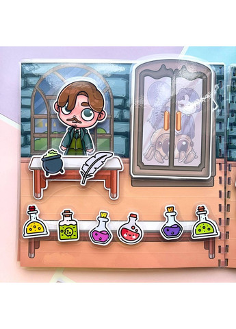 ГАРРИ ПОТТЕР книга на липучках No Brand (365762423)