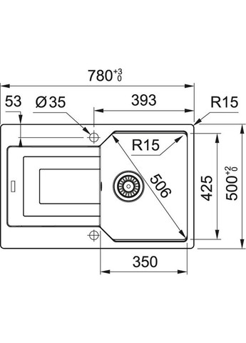 Кухонна мийка Urban UBG 611-78 114.0701.806 FRANKE (315601355)