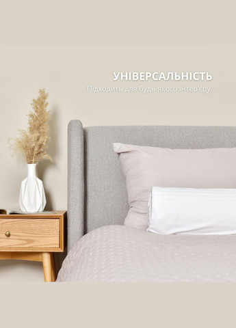 Наволочка для подушки валика сатин страйп бавовна біла IDEIA (335821046)