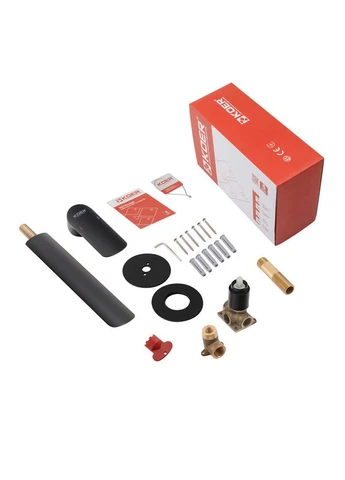 Смеситель для душевой кабины PLAMIX Lucas-003 SET глянцевый, однорычажный с картриджем 35 мм KOER (398851329)