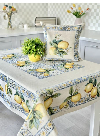 Скатертина гобеленова ISCHIA, 137х180, Прямокутна, Повсякденний, Без люрексу, 76% поліестер, 14% бавовна, 10% акрил, Гобелен LiMaSo (398372266)