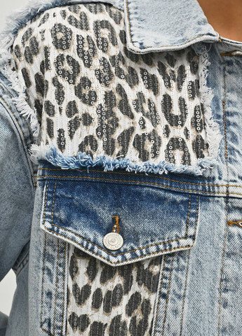 Синяя демисезонная куртка джинсовая Veto jeans