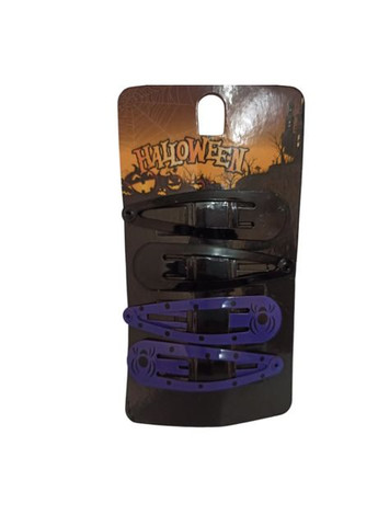 на Хелловін 4 штуки one size фіолетово-чорний Jannet Заколки (357205537)