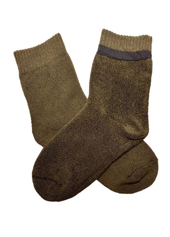 Зелёные носки женские высокие, махровые и тёплые, однотонные, 35–40 р., зелёные (335868586)