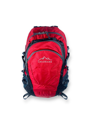 Туристичний рюкзак ʼʼ, 35 л, два відділи, чохол від дощу, жорсткий каркас, розміри: 50*35*20 см, червоний Leadhake (286421579)