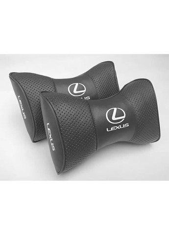Подушка подголовник LEXUS серый 2шт No Brand (361135280)