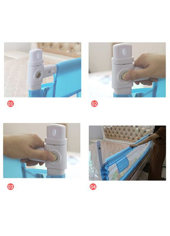 Защитный барьер на кровать AX1745 имеет длину 200 см No Brand (367958877)