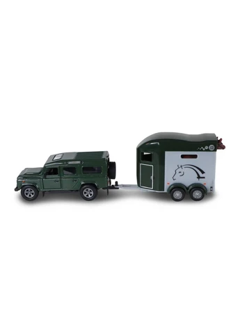 Ігровий набір - Land Rover (з причіпом і фігурками коней) TechnoDrive (401684954)
