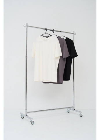 Комбінована набір футболок чоловічих cotton basic 3 шт (молочна, сіра, чорна) Handy Wear