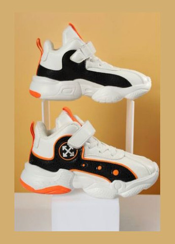 Білі осінні кросівки дитячі демісезонні блого кольору Let's Shop