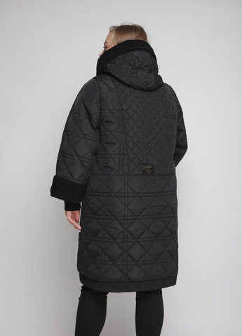 Черная зимняя зимнее пальто женское большого размера SK