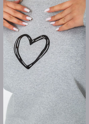 Светло-серый демисезонный свитшот женский Ager 238R57162